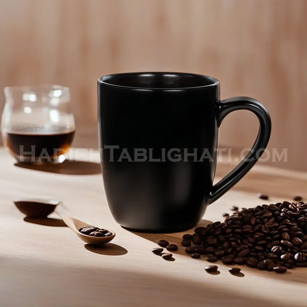 ماگ سرامیک full black